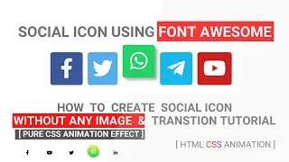 How to Add Font Awesome Icons in HTML online & offline | cdn in html in CSS | icon in react.js