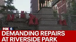 Advocates, neighbors demand repairs at Riverside Park