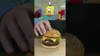 Spongebob's Krabby Patty Extra Onions 🍔One Crying Johnny, coming up! 