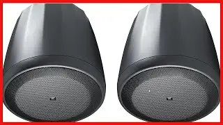 JBL Professional C65P/T Compact Full-Range Hanging Pendant Speaker, Black, Sold as Pair