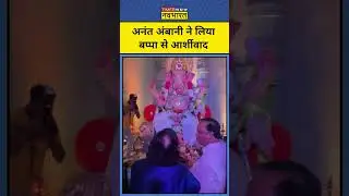 Anant Ambani पहुंचे Ganpati Darshan के लिए | 