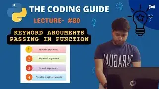 Keyword Arguments Passing In Functions | Types of Parameters | Python Tutorials For Beginners