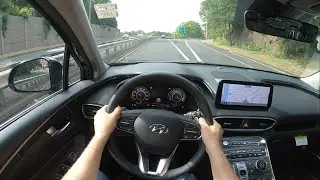 2021 Hyundai Santa Fe Hybrid POV Test Drive - is it Worth the Extra Money?