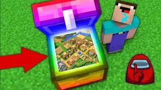 NOOB vs PRO vs HACKER vs GOD : NOOB OPEN THIS CHEST AND FOUND STRANGE VILLAGE ! AMV SHORT Animation