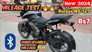 2024 Bajaj Pulsar NS125 Mileage Test Before 2nd Service🔥| Shocking Results😱 |Unbelievable Mileage🔥😍|