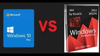 Windows 10 x64 Pro 22H2 by ReviOS   VS   Windows 10 PRO на бюджетных ноутбуках.