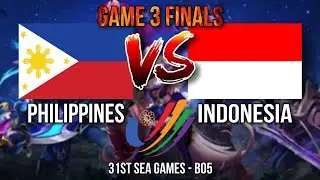 Game 3 Finals | Philippines vs Indonesia 31st Sea Games 2022 Mobile Legend | Gold Medalist Winner