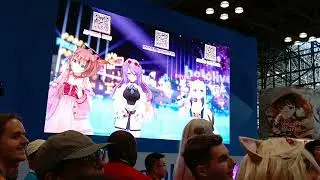 Hololive Area15 (Ayunda Risu Moona Hoshinova Airani Lofifteen) Karaoke Party @ AnimeNYC 2024 Day 1