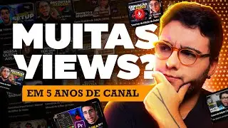 Quase 5 ANOS de canal: Quantas visualizações eu fiz desde o início?