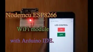 NODEMCU WEBSERVER  WITH ARDUINO IDE TO CONTROL LEDS