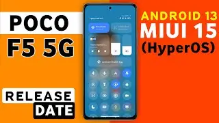 Poco F5 Miui 15 (HyperOS) Android 14 Update | Poco F5 New Update Android 14 MIUI 15 #PocoF5 #F5