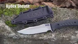 SOG Fixed Blade Knives with Sheath – Pillar USA Made Steel Full Tang Knife, Tactical Knife, Surviva