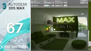 3dsmax Tutorial 67 - V ray light material | Full Course in English