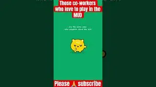 Those co-workerswho love to play in the MUD #share #funny #like #funnycomedy #comedy #shortsfeed