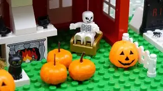 DECORIAMO CASA HALLOWEEN 🎃 LEGO DULPO / SCHELETRI, FANTASMI, RAGNATELE, RAGNI, PIPISTRELLI E ZUCCHE