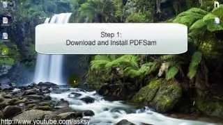 How can I merge PDF files into one file