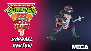 NECA TMNT Pizza Club Raphael Action Figure Review