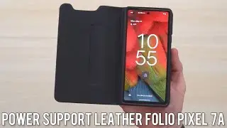 Power Support Leather Folio pixel 7a Case