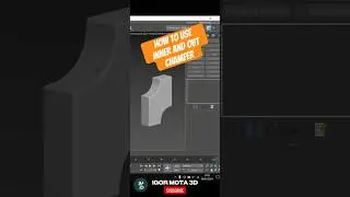 HOW TO USE INNER AND OUT CHAMFER IN 3DS MAX! 