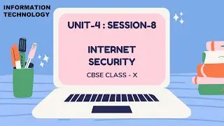 SESSION-8: INTERNET SECURITY_CBSE CLASS X (IT-402) UNIT 4