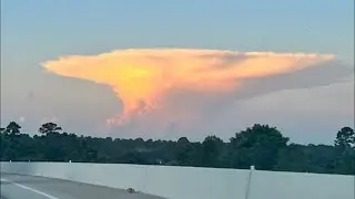 What was that cloud seen across Houston on Thursday morning?