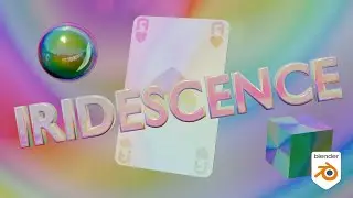 Blender iridescent material