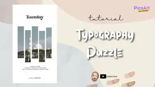 Tutorial Typography Puzzle di Picsart | Instastory Puzzle