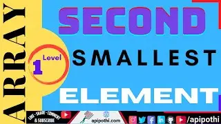 04 Write a Java program to find smallest and second smallest elements of a given Integer array