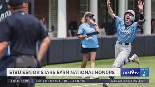 ETBU senior stars receive prestigious national honors