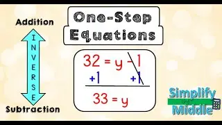 Solving One Step Equations