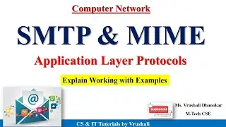 CN 31 : SMTP & MIME | Working with Examples | Application Layer Protocols