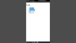 orderlist in html | how to create order list in html?