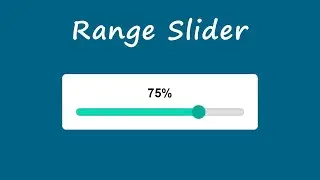 Java Script Range Slider | Custom Range Slider JS