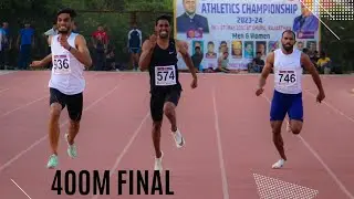 400m MEN FINAL | DHARMVEER FOR GOLD | RAJASTHAN STATE SENIOR ATHLETICS CHAMPIONSHIP 2023