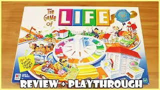 The Game of Life 40th Anniversary Edition Board Game Review & Full Playthrough! | Board Game Night