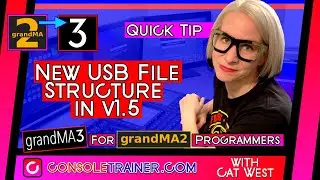 Quick Tip: New USB File Structure in grandMA3 v1.5