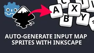 Using Inkscape to generate input map sprites in Godot