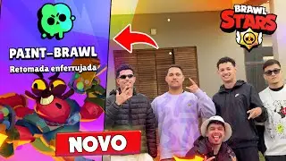 CASA BRAWL JOGANDO o NOVO MODO PAINT BRAWL!! 😎 *nova temporada*