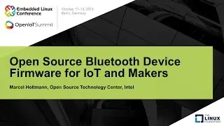 Open Source Bluetooth Device Firmware for IoT and Makers