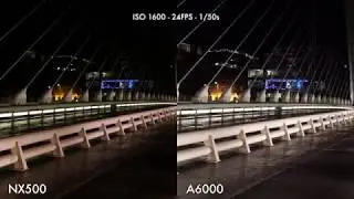Samsung NX500 vs Sony A6000 Low-Light High ISO Test Comparison