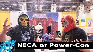 NECA Toys MOTU Latex Masks Product Walkthrough at Power-Con 2022 | The Dan& Randy Show