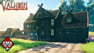 Valheim | EASY & BEAUTIFUL Longhouse Build | Hearth & Home | Gameplay