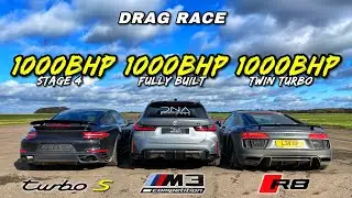 STREET SAVAGES.. 1000HP M3 TOURING v 1000HP TURBO S v 1000HP R8