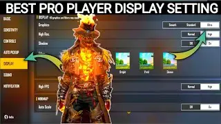 Free fire display setting | Free fire pro player setting 2021 | Display setting free fire