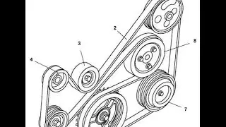 как снять приводной ремень / Mazda CX-7 2.3