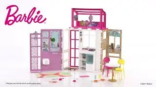 Дом Barbie с мебелью и аксессуарами Mattel (HCD47)