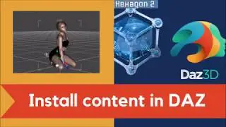 How to install third party content in DAZ Studio