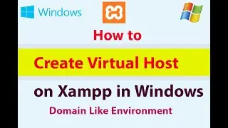 Configure a  Virtual Host in Windows with XAMPP Server. | #virtualhost #xamppserver #windows