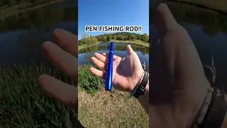 CRAZY PEN FISHING ROD!!! #bassfishing #shorts