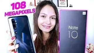 Mi Note 10 - Unboxing e Primeiras Impressões! | Cibele Rosa